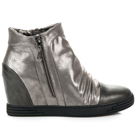 Vinceza Silver Ankle Boots grey Vinceza Silver Ankle Boots grey