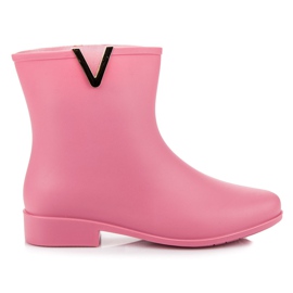 Women's pink galoshes
