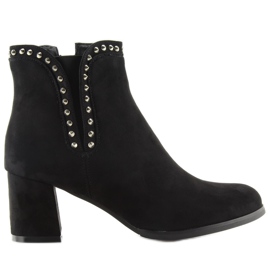Black Black Boots On High Heel
