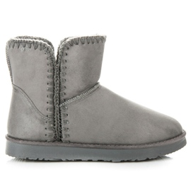 Kylie suede snow boots grey