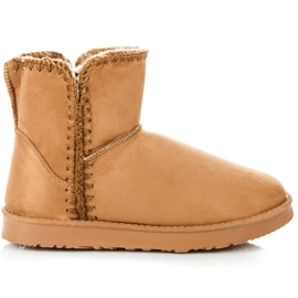 Kylie suede snow boots brown