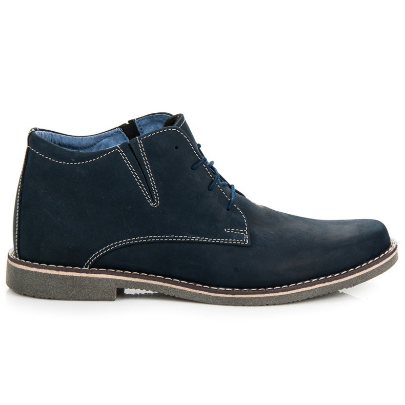 Navy blue boots from Lucca