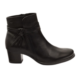 Boots with a zipper Caprice 25359 black Boots with a zipper Caprice 25359 black