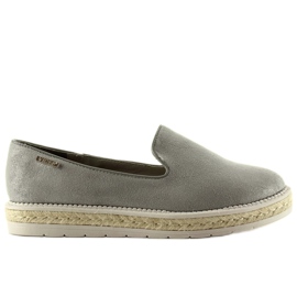 Slipons espadrilles pearl 6081 Gray grey