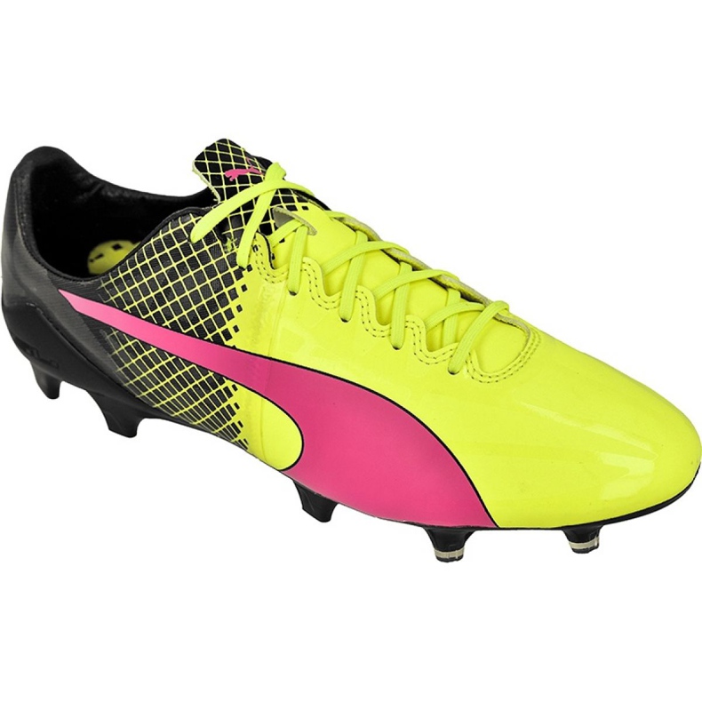 Football boots Puma evoSPEED 1.5 Tricks Fg yellow multicolored
