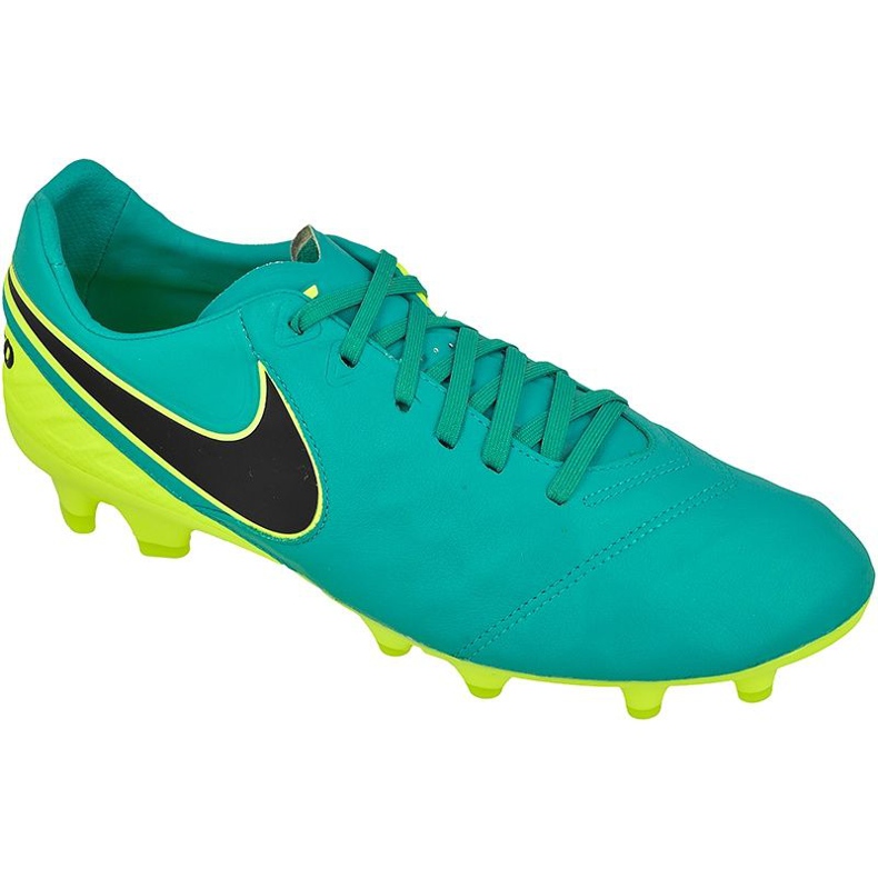 Nike Tiempo Legacy Ii Fg M 819218-307 football shoes navy blue, green, yellow blue