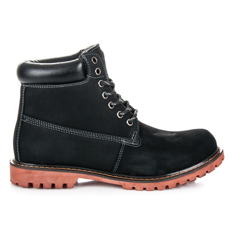 Mazaro Leather trappers black
