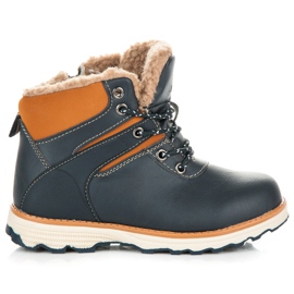 Arrigo Bello Warm trappers on the zipper blue