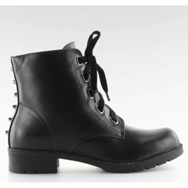 Black Boots with studs black rt-0029 black Black Boots with studs black rt-0029 black