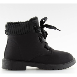 Black insulated boots 33PT01 negro