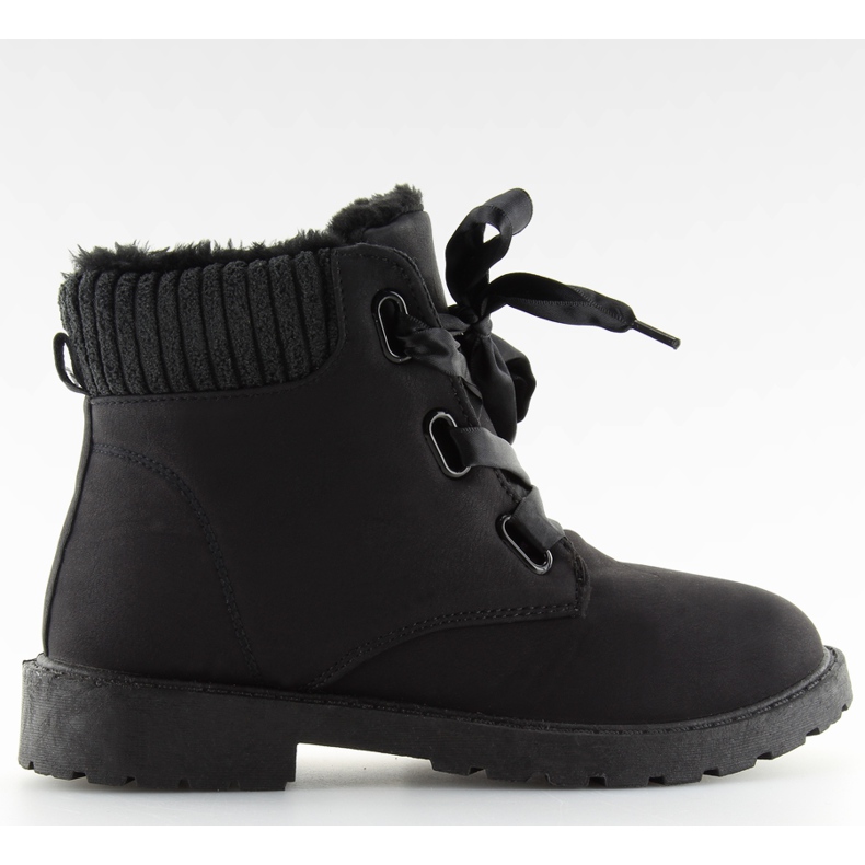 Black insulated boots 33PT01 negro