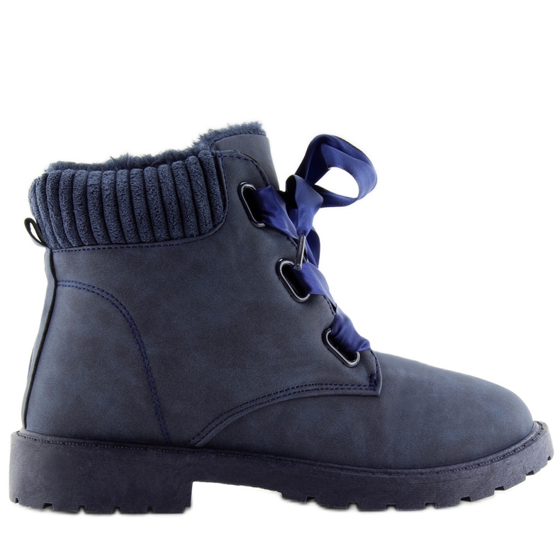 Warm navy blue trappers 33PT01 azul