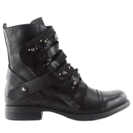 Military Boots With Black Shank