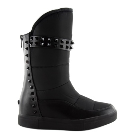 Snow boots with studs NC105 black