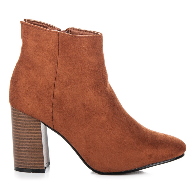 Vices Brown ankle boots on the post