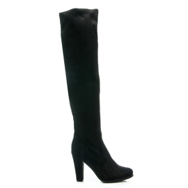 Super Me High boots, thigh boots black