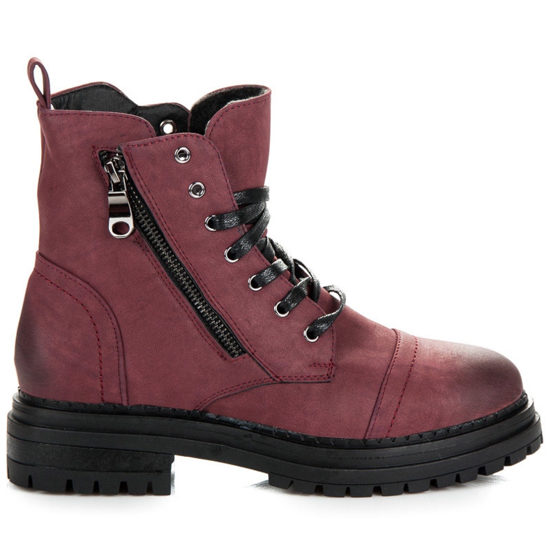 Vices Maroon Workers In Low Heels red