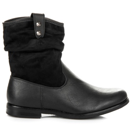 Women's slip on boots black