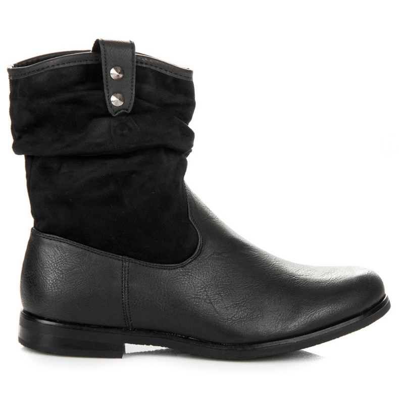 Women's slip on boots black