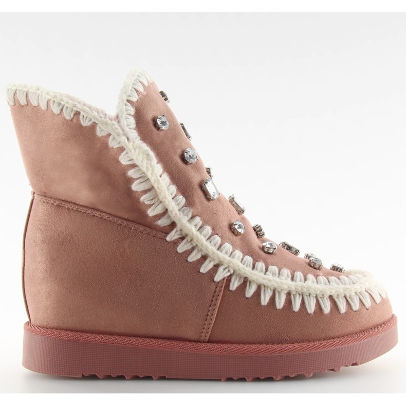 Wedge shoes pink DD62P pink