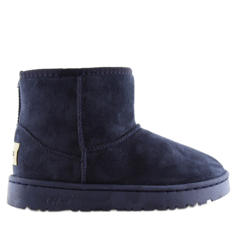 Emusy Short Snow Boots Navy Blue Fc226 Emusy Short Snow Boots Navy Blue Fc226