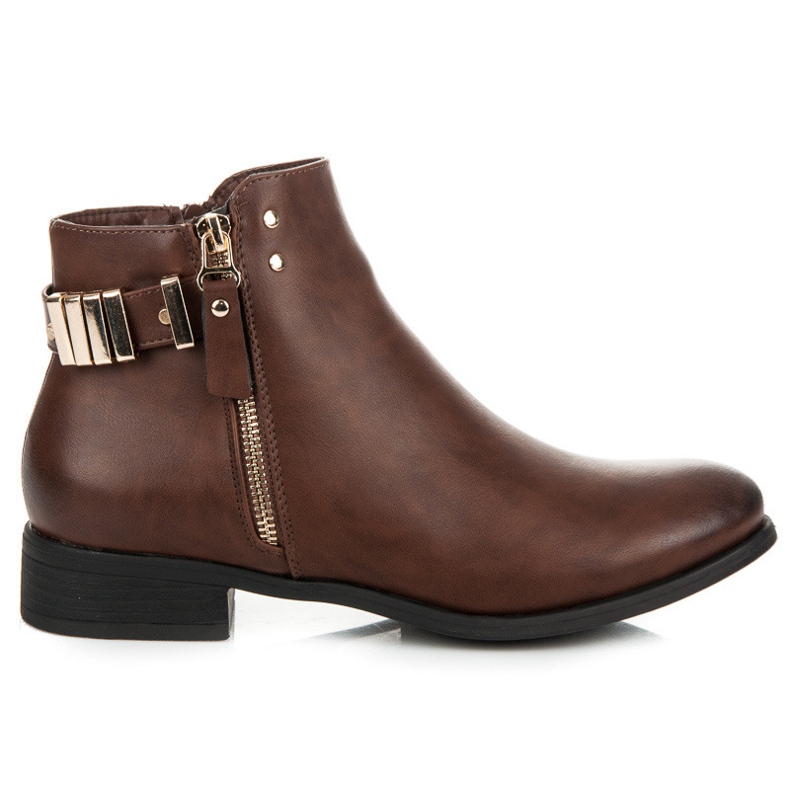 Queentina Women's brown Chelsea boots