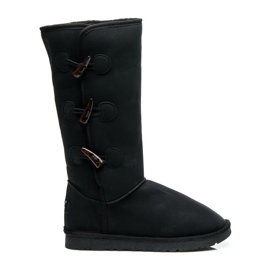 Torna High fur snow boots black