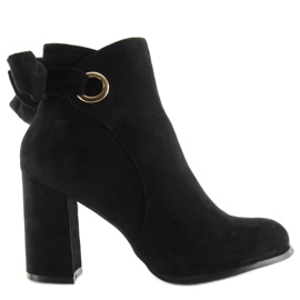 Black Boots On Heel Black Ybs1612 Black