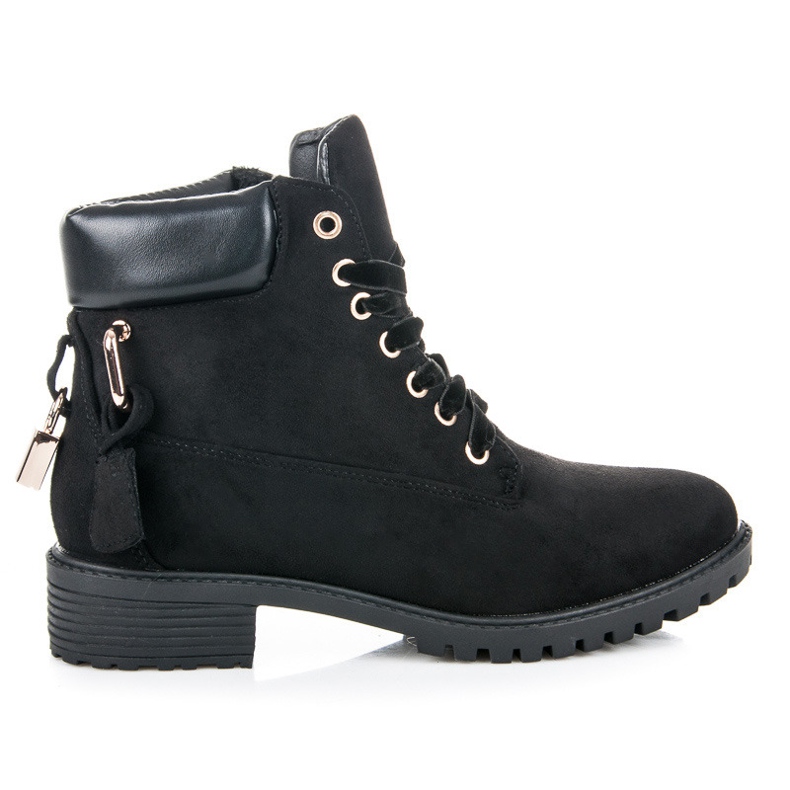 Bestelle Comfortable Suede Trappers black