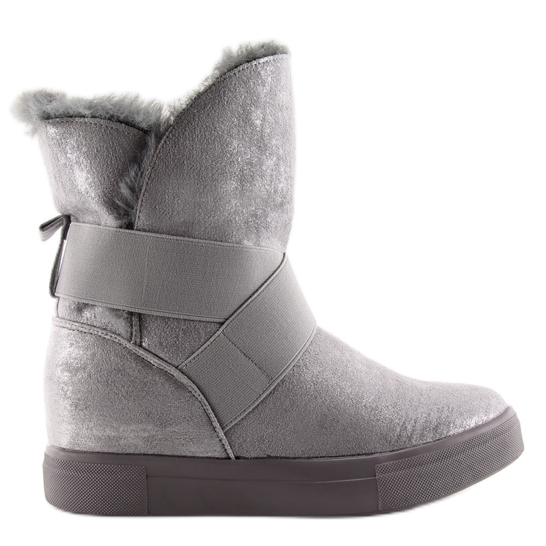 Gray snow boots sneakers NC108 gray grey