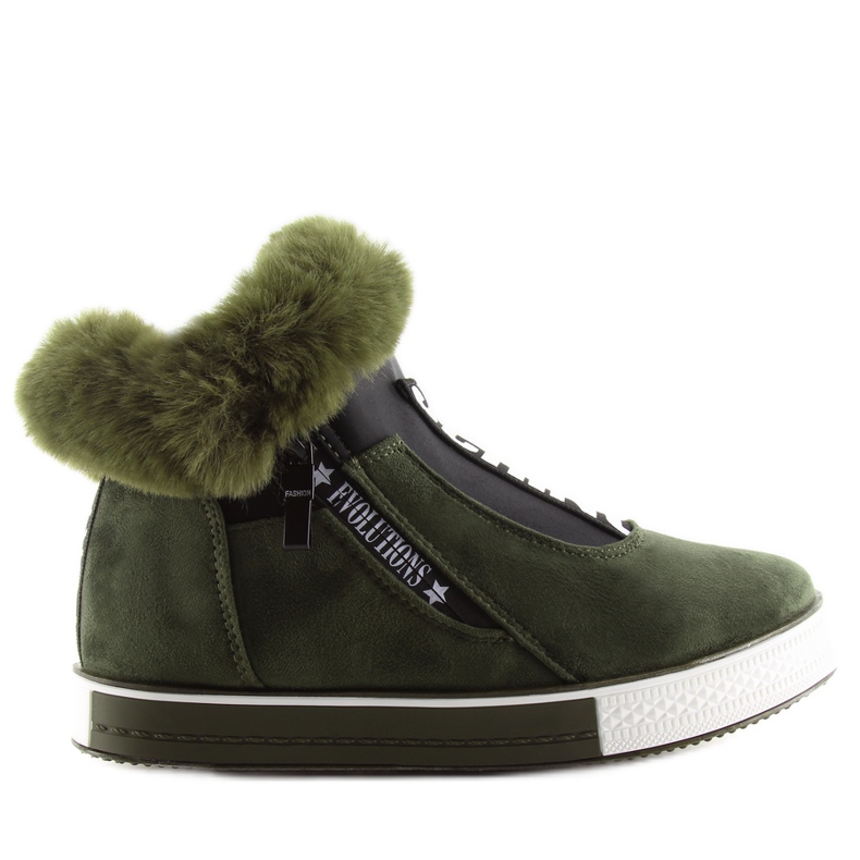 Warm Green Sports Shoes Nb128P Army