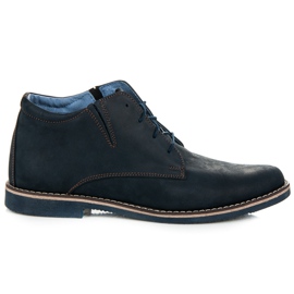 Navy blue boots from Lucca