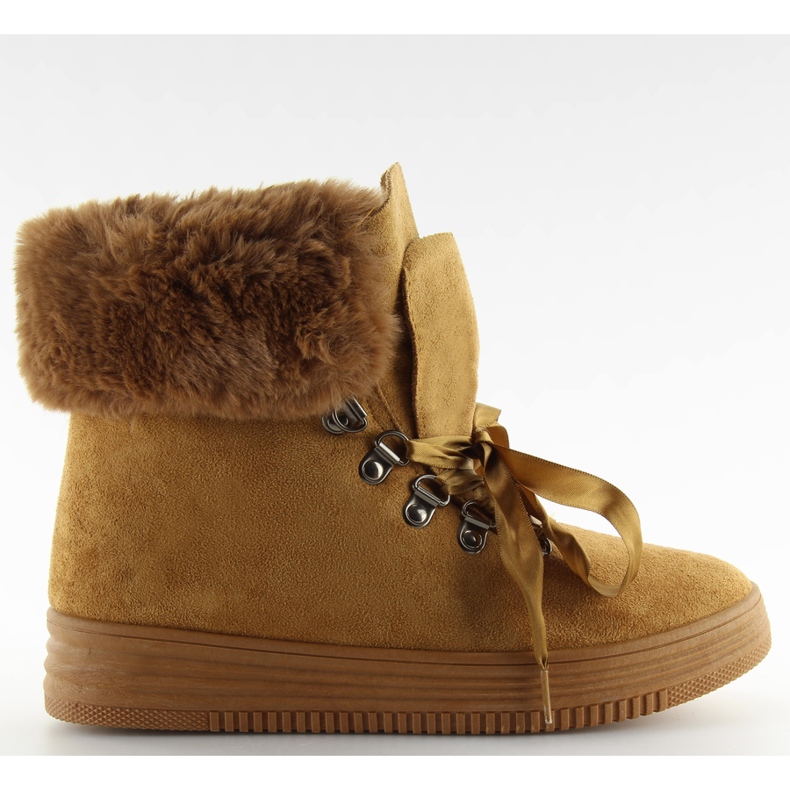 Snow boots from camel GF-179 camel yellow multicolored