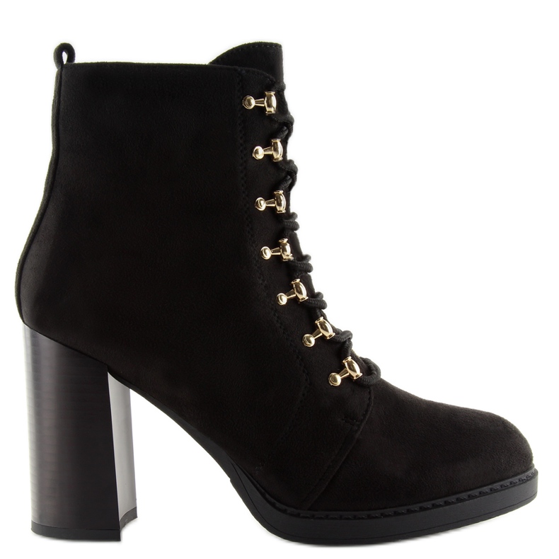 Lace-up Boots 0-195 Black
