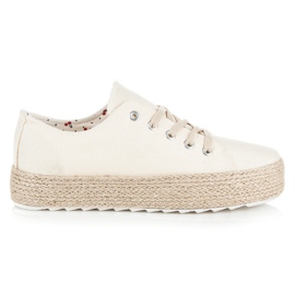 Kylie Espadrilles on the platform brown
