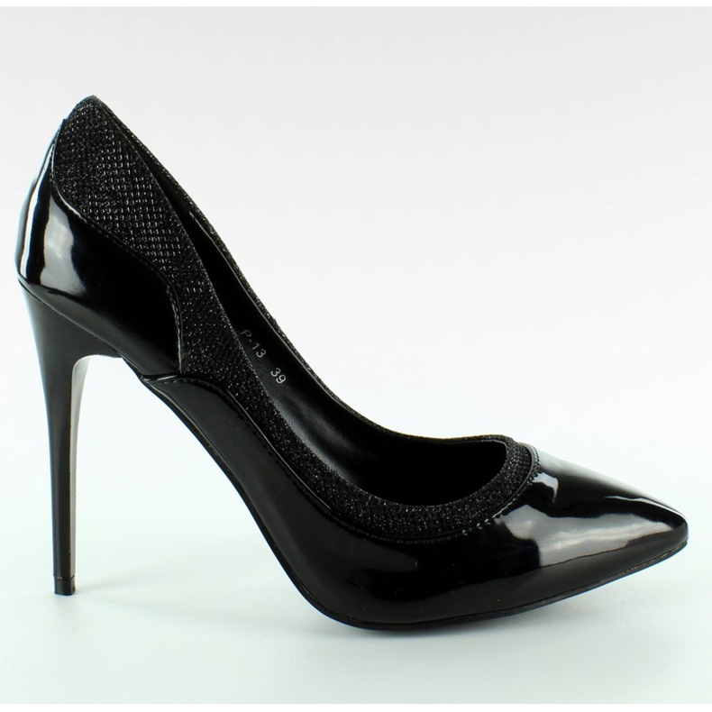 Beautiful pumps for special occasions black P-13 Black