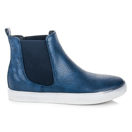 Mckeylor Snake Print High Sneakers blue Mckeylor Snake Print High Sneakers blue