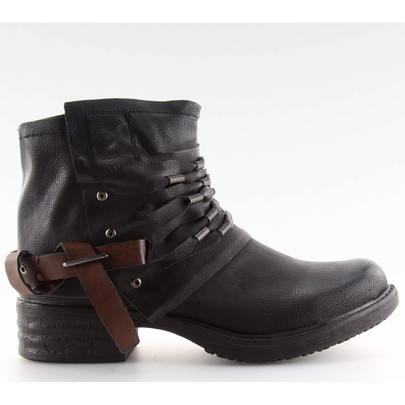 Boots women's shoes black FM567 black
