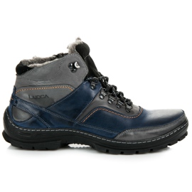 Lucca Warm Men's Trappers grey blue Lucca Warm Men's Trappers grey blue