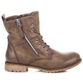 Queentina Workers On Flat Heels brown