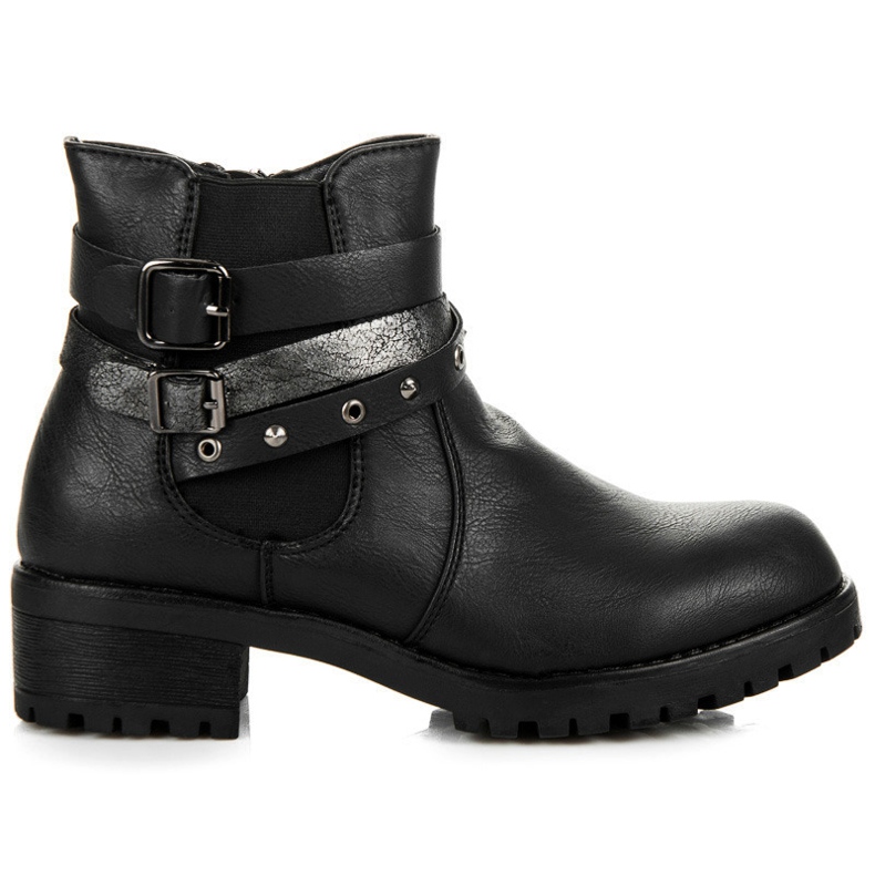 Erynn Chelsea Boots With Buckles black
