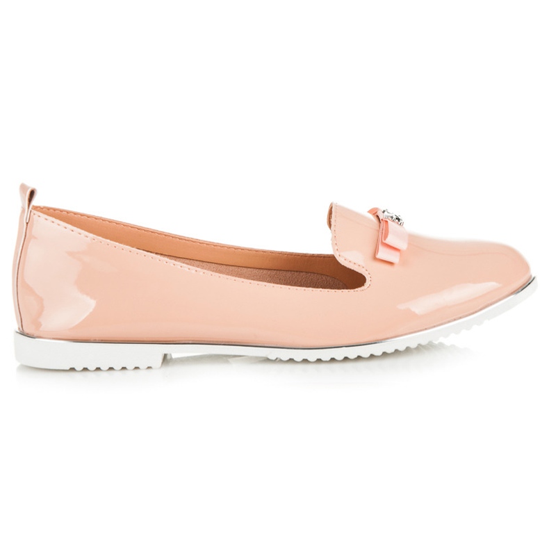 Miss Laura Slip-on lacquered ballerinas pink Miss Laura Slip-on lacquered ballerinas pink