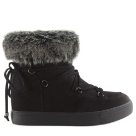 Black Snow Boots B7582 Black Snow Boots B7582