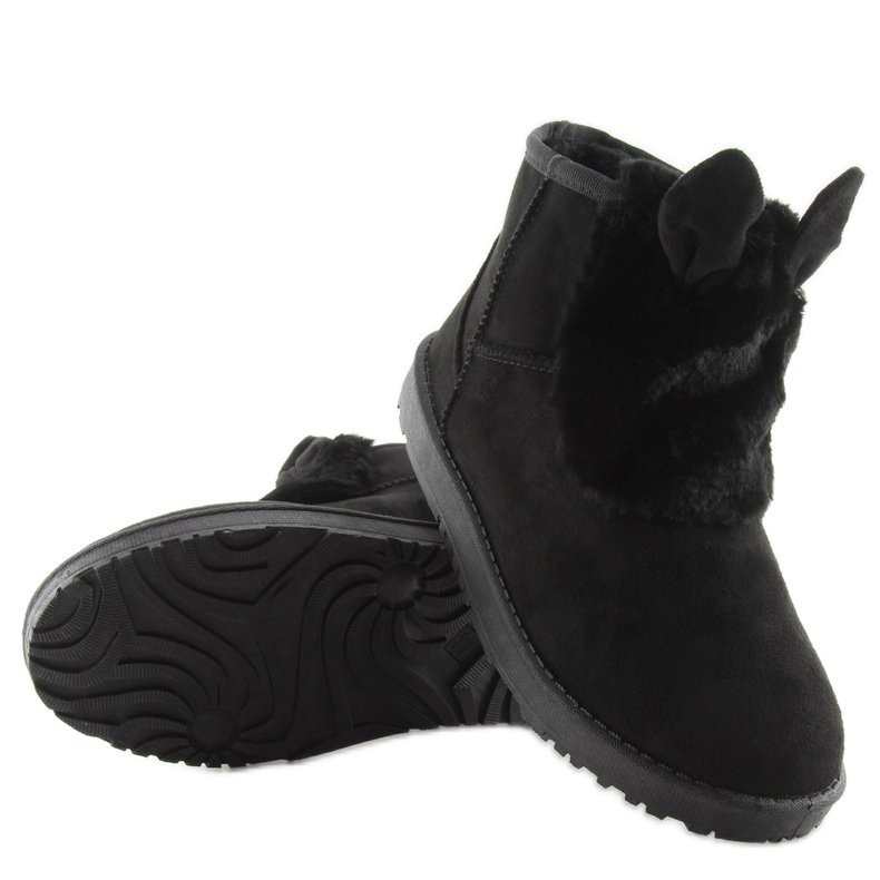 Black emusy with ears B198 black