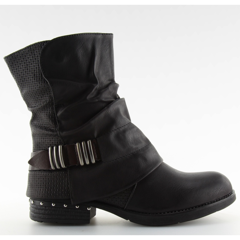 Black military boots 5728 black