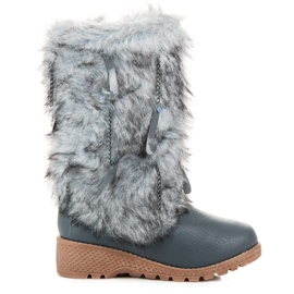 Torna Warm women's snow boots grey