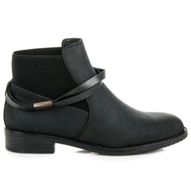 Vinceza Low Jodhpur boots black
