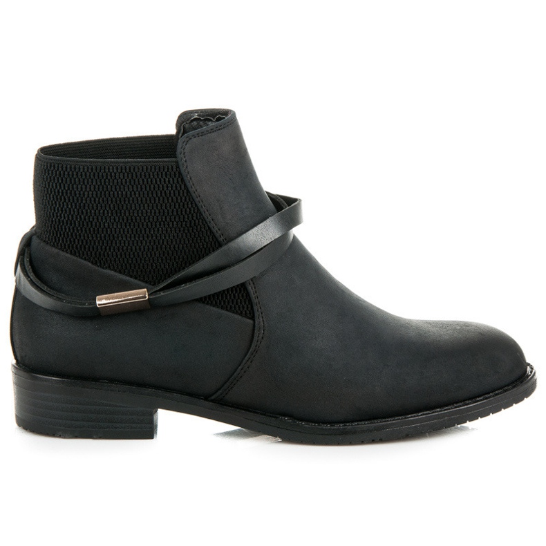 Vinceza Low Jodhpur boots black