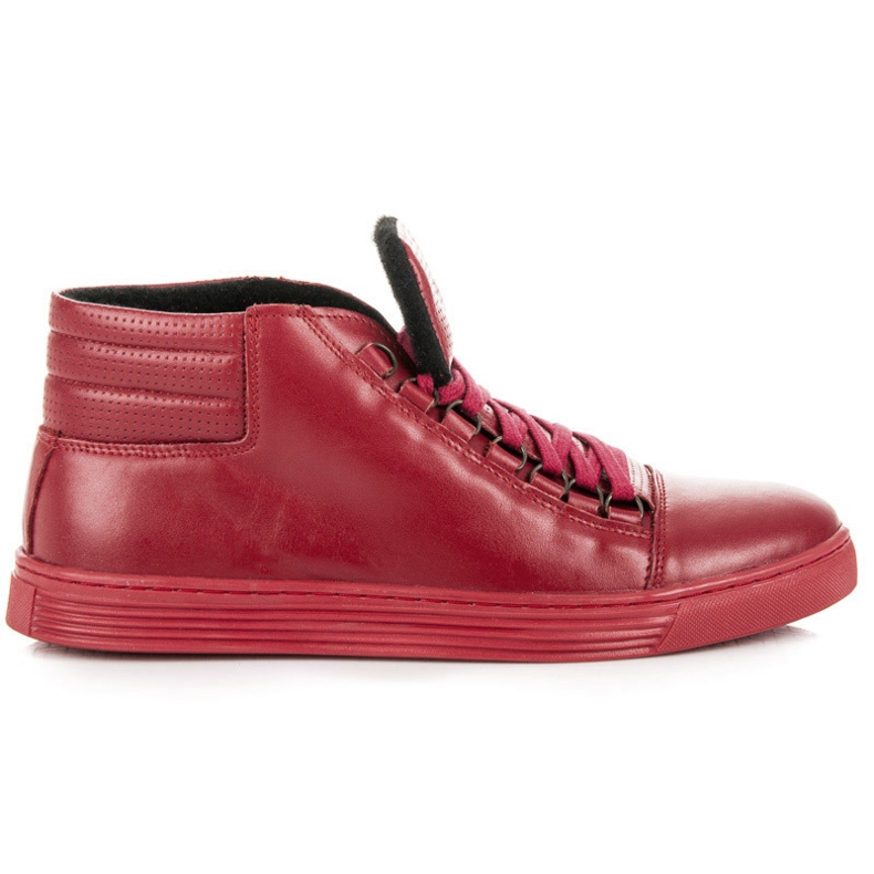 Mario Boschetti Leather sports shoes red