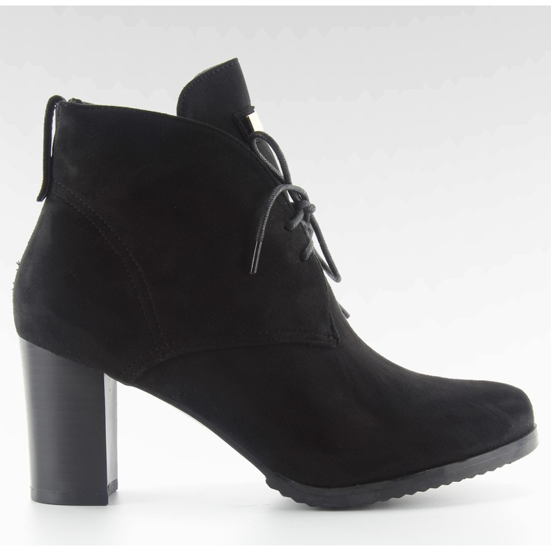Lace-up boots 55-518 black